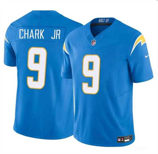 Men & Women & Youth Los Angeles Chargers #9 DJ Chark Jr Blue 2024 F.U.S.E. Vapor Limited Stitched Jersey